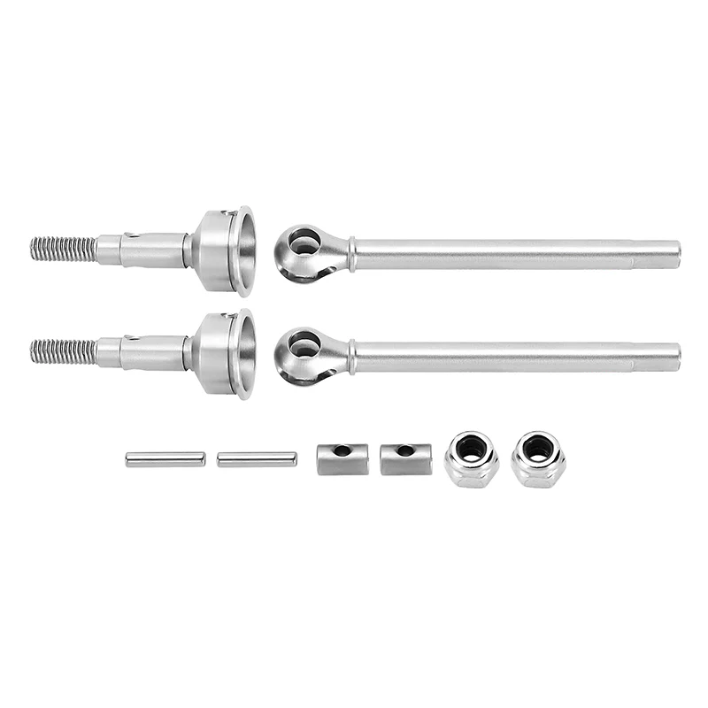 INJORA +2mm Thread Axle Shafts for Stock Length TRX4M Axles - Image 5