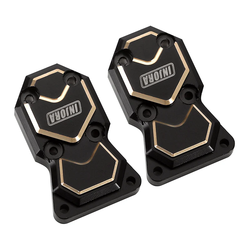 INJORA 2pcs 10g/pcs Black Brass Diff Covers for Axial SCX24 AX24 - Image 6