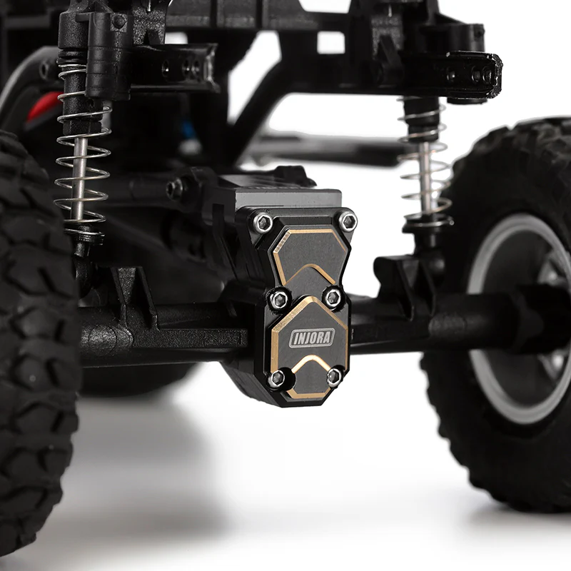 INJORA 2pcs 10g/pcs Black Brass Diff Covers for Axial SCX24 AX24 - Image 7