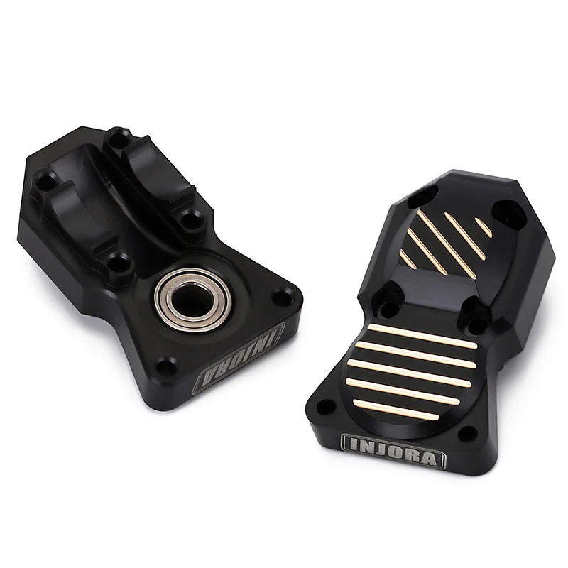 INJORA 2pcs 10g/pcs Black Brass Diff Covers for Axial SCX24 AX24 - Image 4