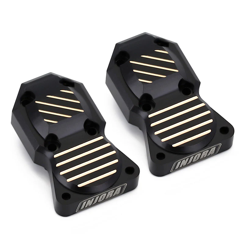 INJORA 2pcs 10g/pcs Black Brass Diff Covers for Axial SCX24 AX24 - Image 5