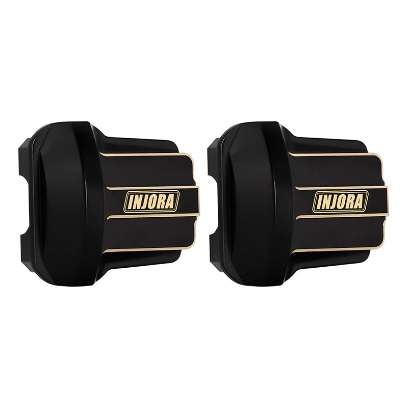 INJORA 2PCS 11g/pcs Brass Diff Covers for 1/18 TRX4M Front Rear Axles (4M-01) - Image 4