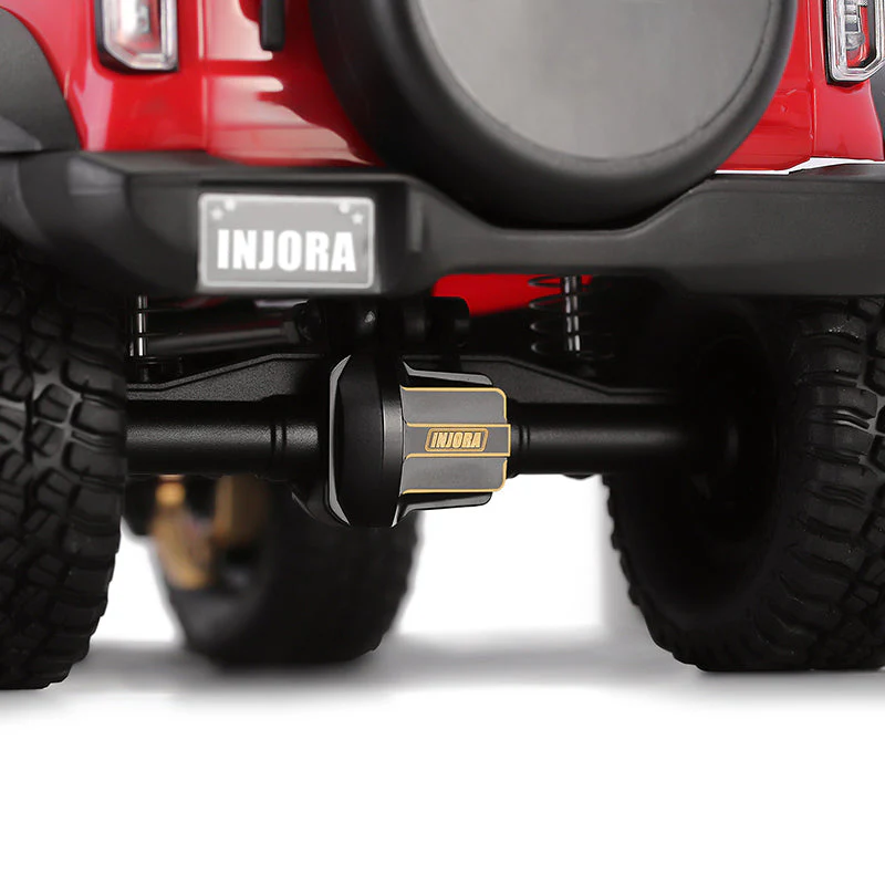INJORA 2PCS 11g/pcs Brass Diff Covers for 1/18 TRX4M Front Rear Axles (4M-01) - Image 8