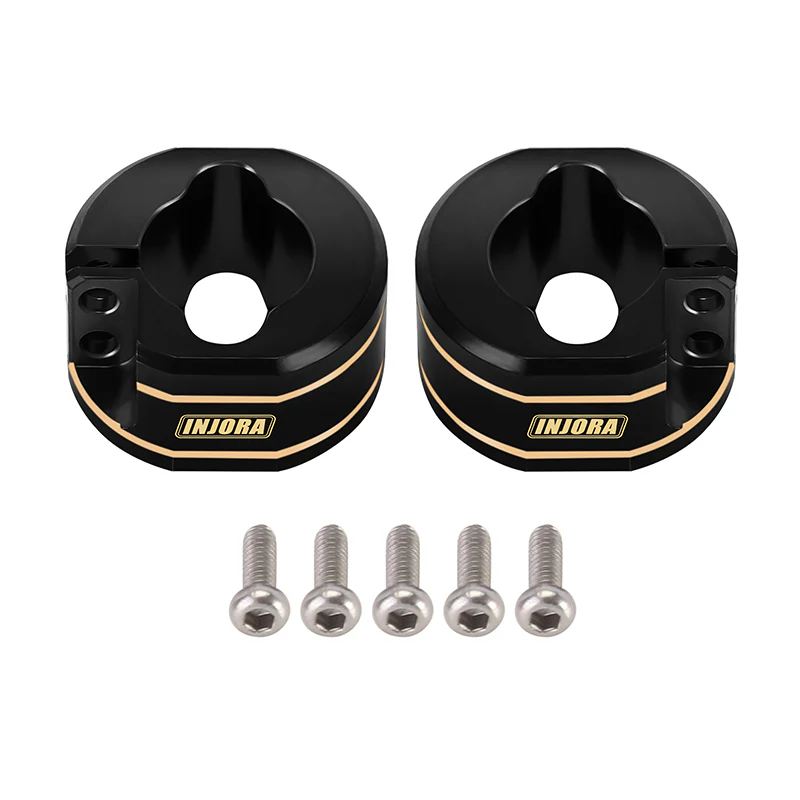 [UK Clearance Deal] INJORA 2PCS 14g/pcs Brass Rear Axle Counterweights for 1/18 TRX4M (4M-30) - Image 2