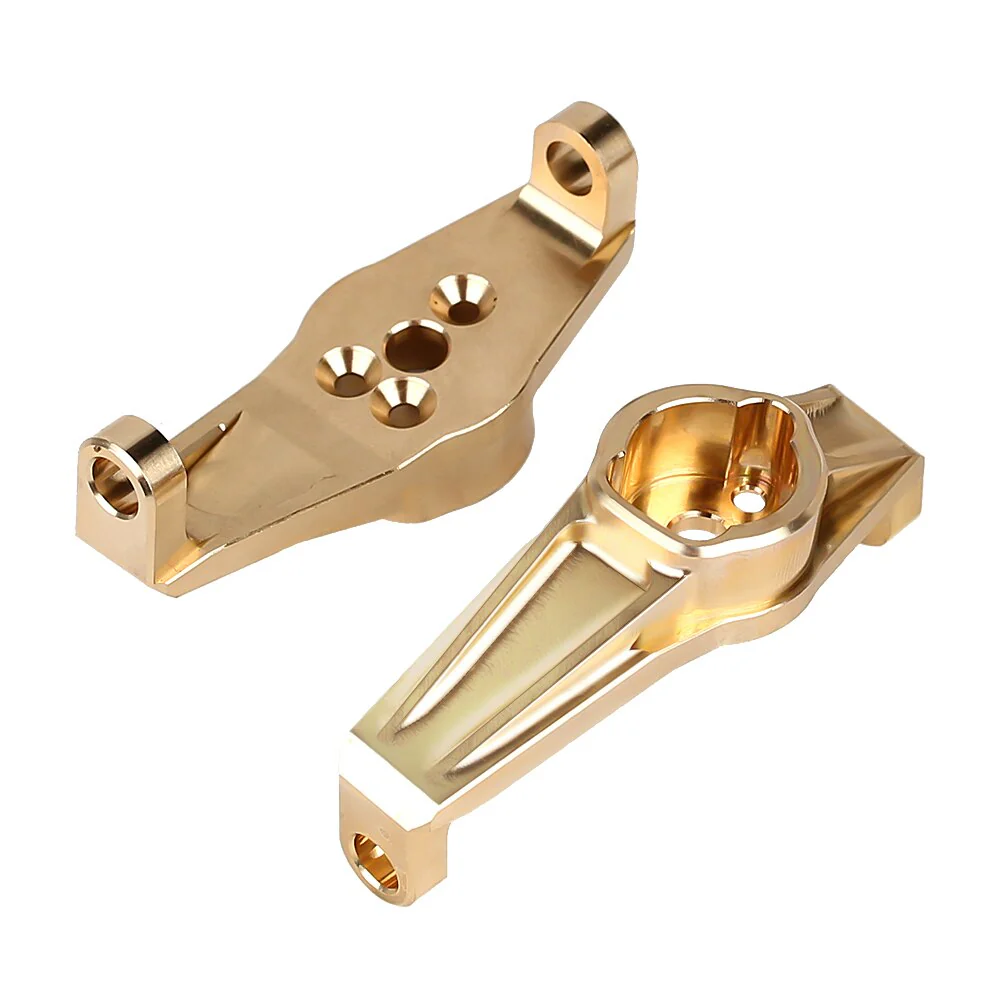 INJORA 2PCS 32g/pcs Brass Caster Blocks C Hubs #8232 for TRX-4 TRX-6 - Image 3