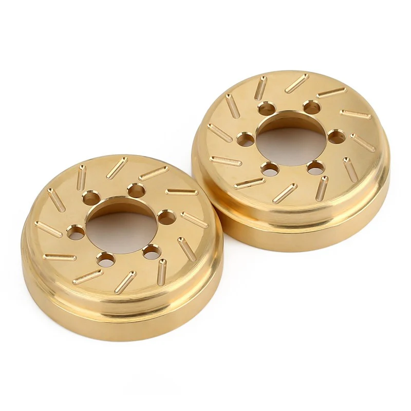 INJORA 2PCS 63g Internal Brass Counterweight for 1.9" 2.2" Wheel Rims - Image 6