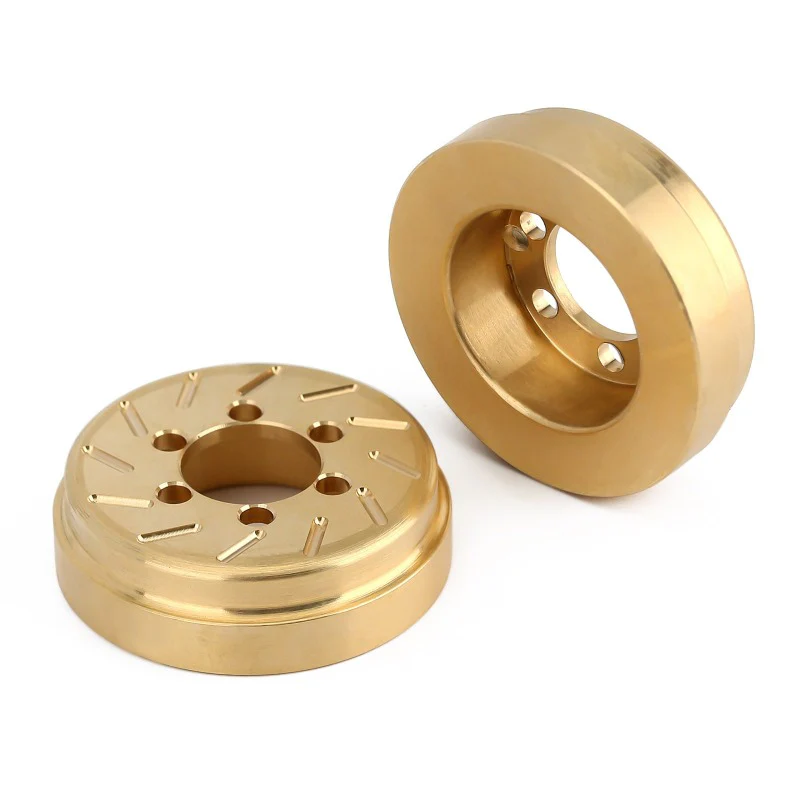 INJORA 2PCS 63g Internal Brass Counterweight for 1.9" 2.2" Wheel Rims - Image 7