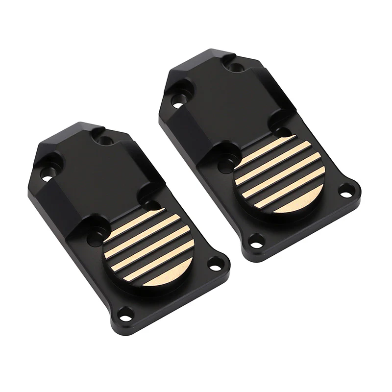 [Clearance Sale] INJORA 2pcs 6g/pcs Black Brass Diff Cover for Axial SCX24 AX24 - Image 3
