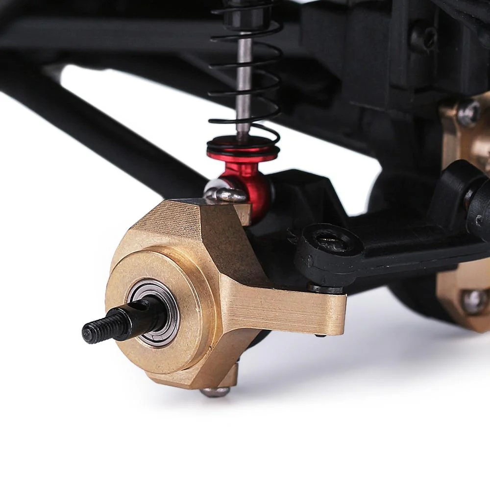 [US Warehouse] INJORA 2PCS 8g/pcs Brass Front Steering Knuckles, RC Counter Weights for Axial SCX24 - Image 5