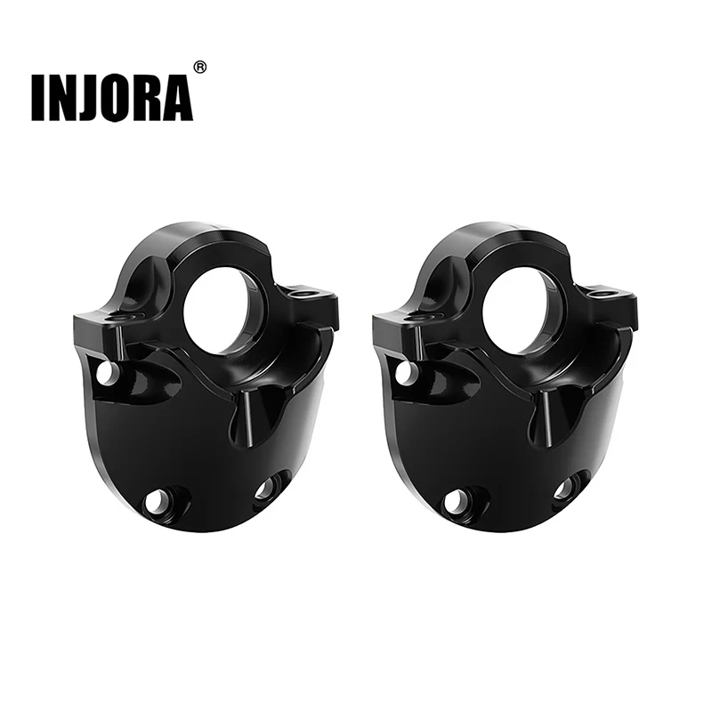 INJORA 2pcs Aluminum Diff Covers for SCX30-25BKFR