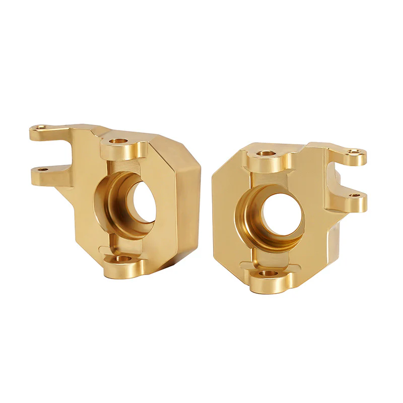 INJORA 2PCS Brass Steering Knuckles for 1/10 Axial SCX10 III CJ7 - Image 6