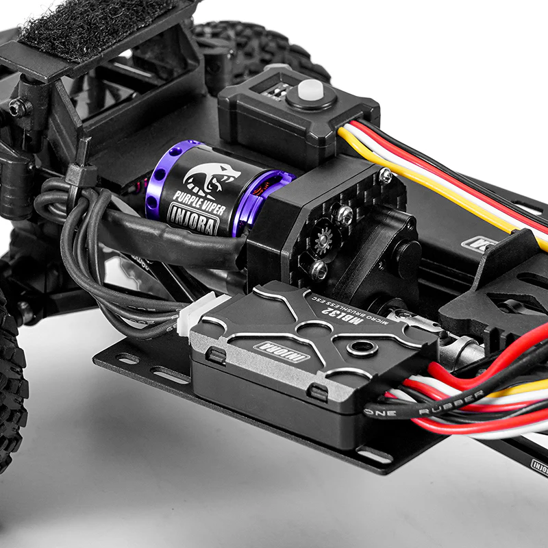 INJORA 2PCS Metal Side Plates ESC Receiver Tray for 1/24 Axial SCX24 - Image 3