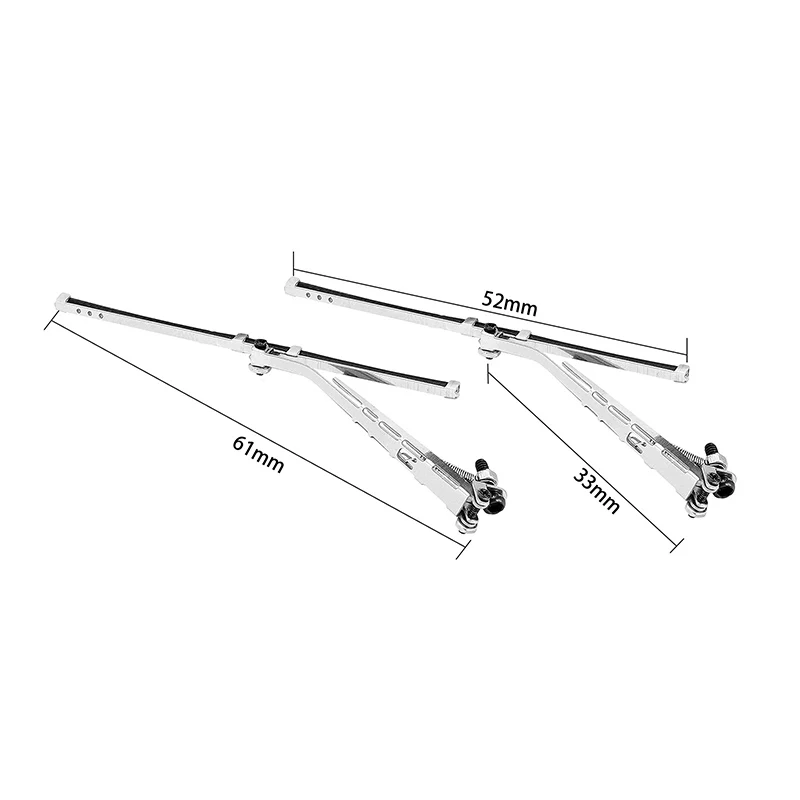 INJORA 2pcs Metal Windshield Wipers for 1/10 RC Crawlers - Image 2