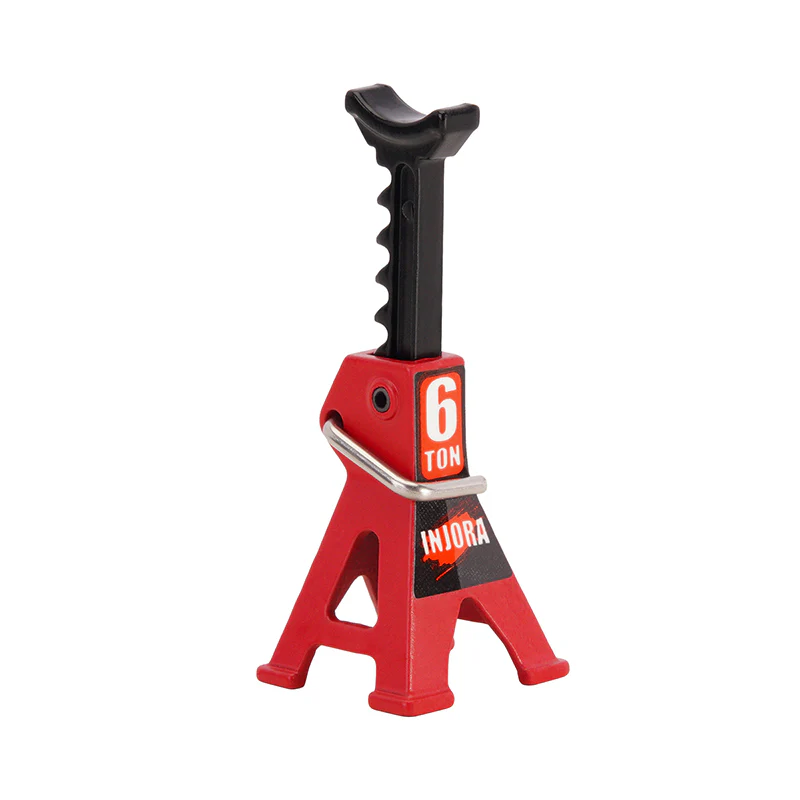 INJORA 2PCS Mini Adjustable Metal Jack Stands Tool for 1/18 1/24 RC Crawlers - Image 6