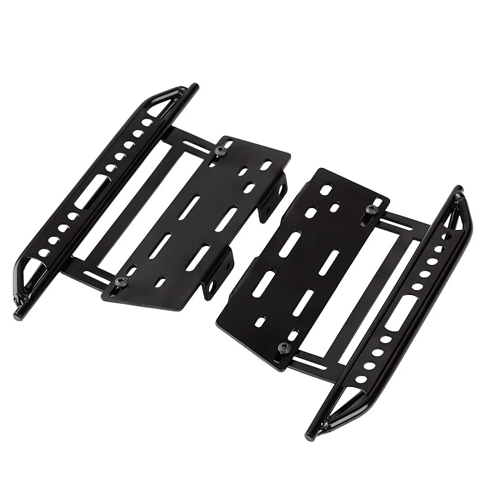 INJORA 2PCS RC Car Rock Sliders Metal Pedal for Axial SCX10 II 90046 - Image 4