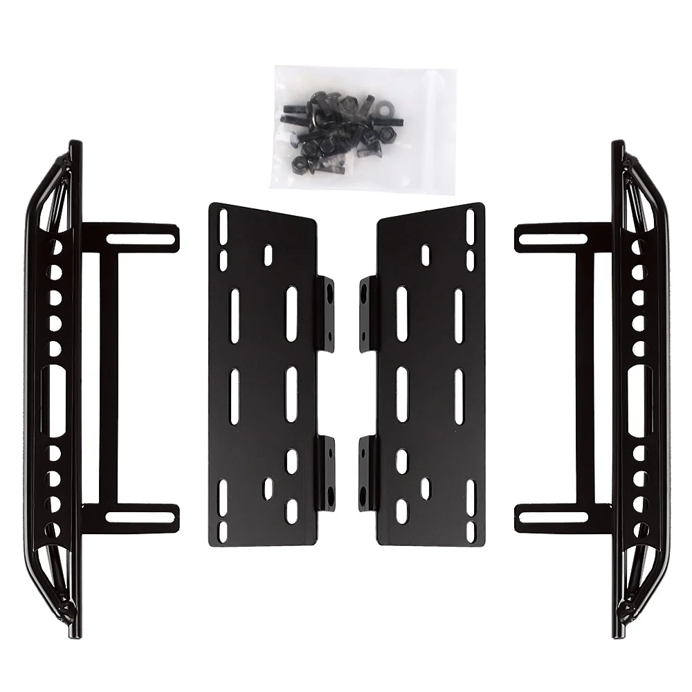 INJORA 2PCS RC Car Rock Sliders Metal Pedal for Axial SCX10 II 90046 - Image 5