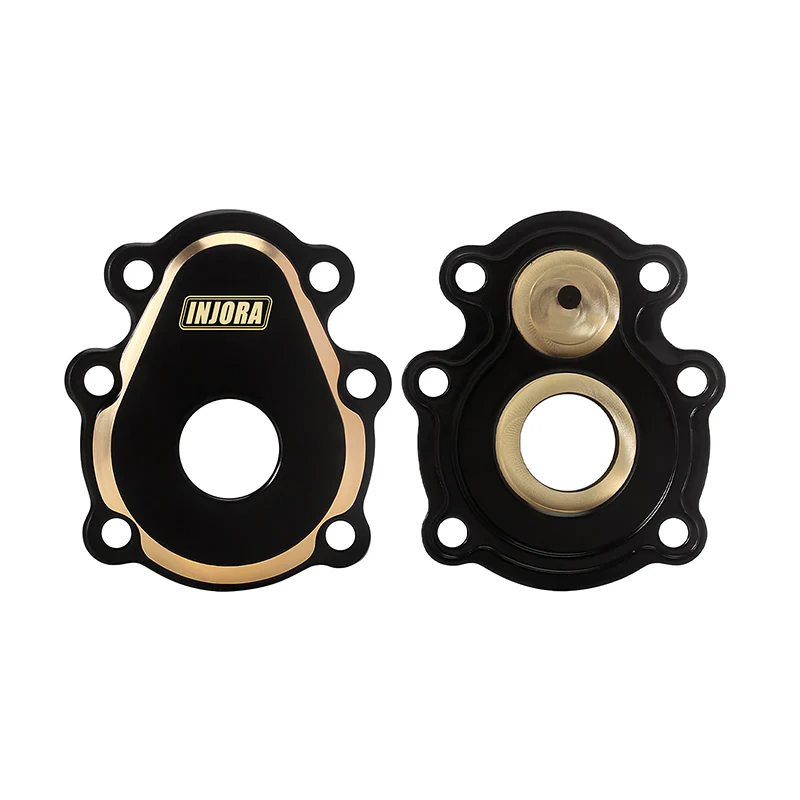 INJORA 31g/pcs Brass Outer Portal Housing Covers for 1/10 FMS FCX10 K5 LC80 - Image 3