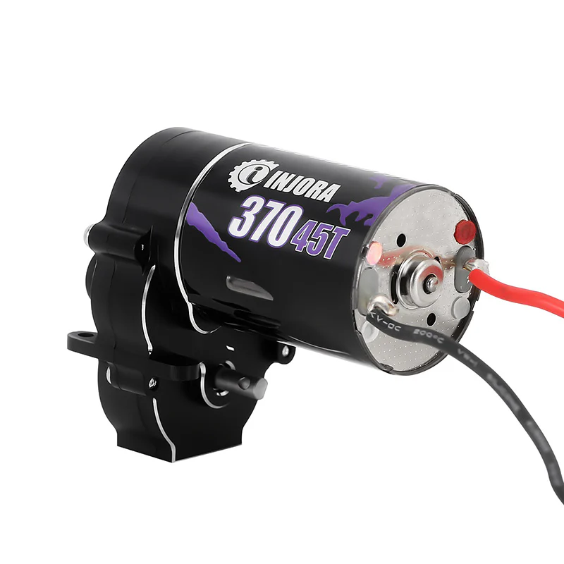 INJORA 370 Brushed Motor with Aluminum Transmission for 1/18 TRX4M - Image 2