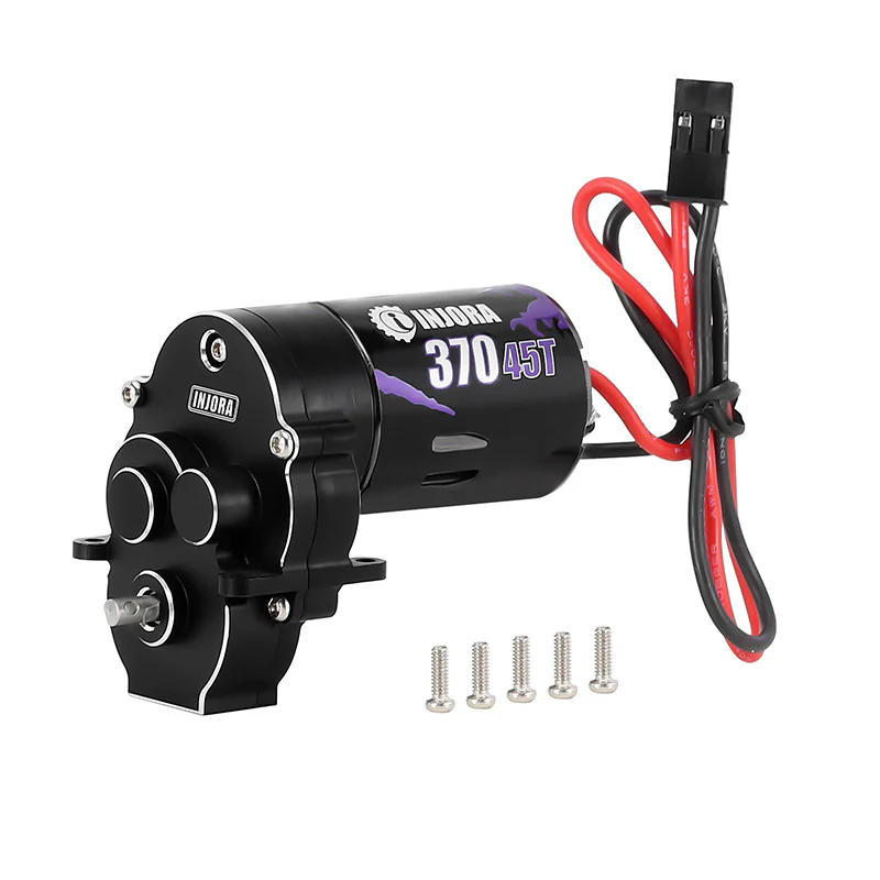 INJORA 370 Brushed Motor with Aluminum Transmission for 1/18 TRX4M - Image 3