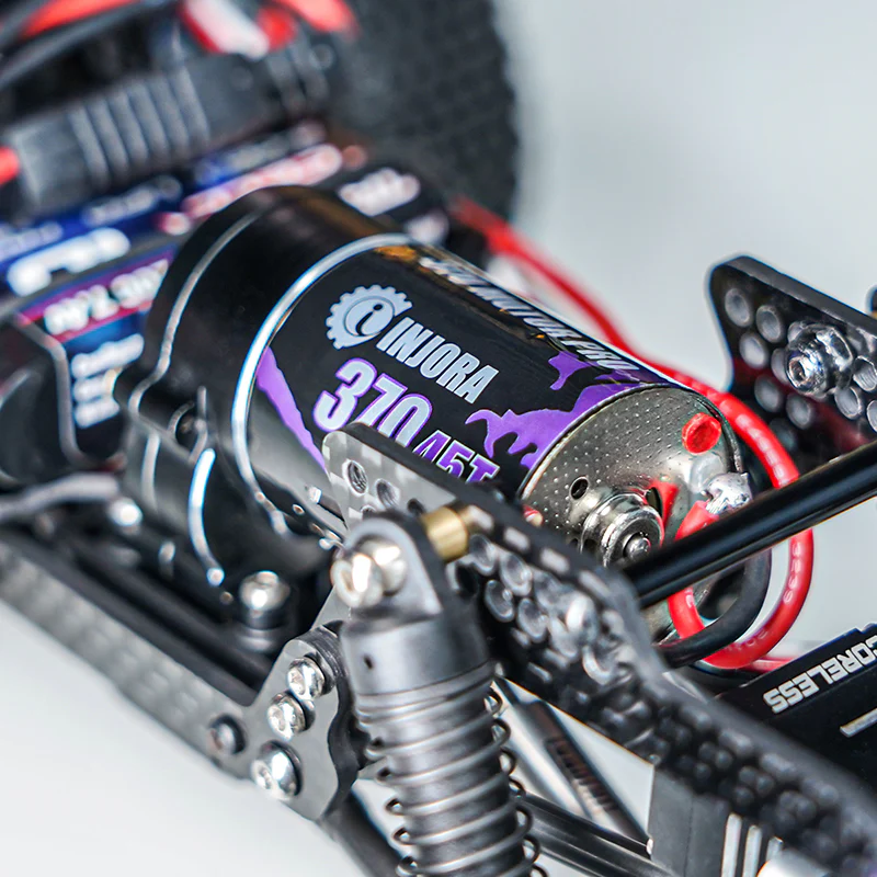INJORA 370 Brushed Motor with Aluminum Transmission for 1/18 TRX4M - Image 9