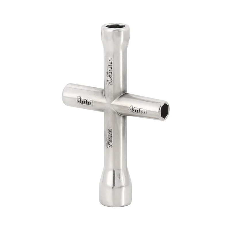 INJORA 4.0 5.0 5.5 7.0mm Cross Wrench Hex Socket for 1/10 1/18 1/24 RC Crawler - Image 3