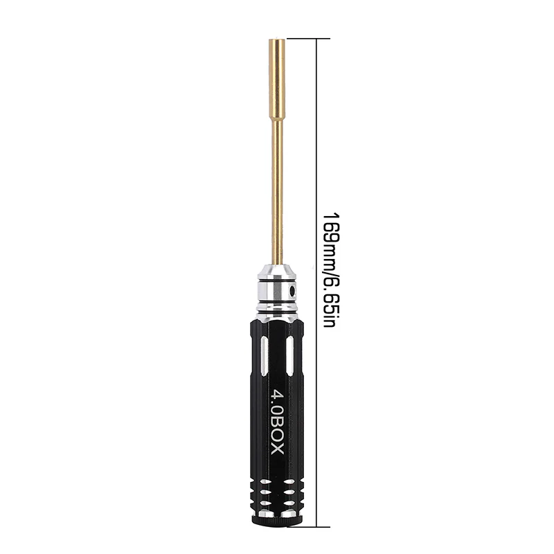 INJORA 4.0mm Hex Nut Driver Thin Walled Hexagon Wrench Socket RC Tool for SCX24 AX24 - Image 2