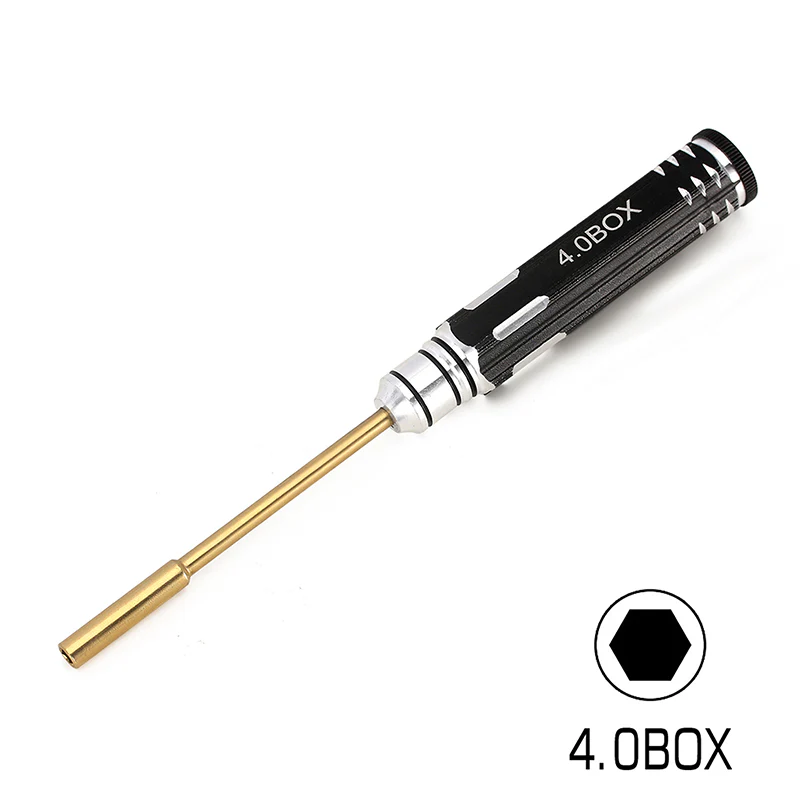 INJORA 4.0mm Hex Nut Driver Thin Walled Hexagon Wrench Socket RC Tool for SCX24 AX24 - Image 3