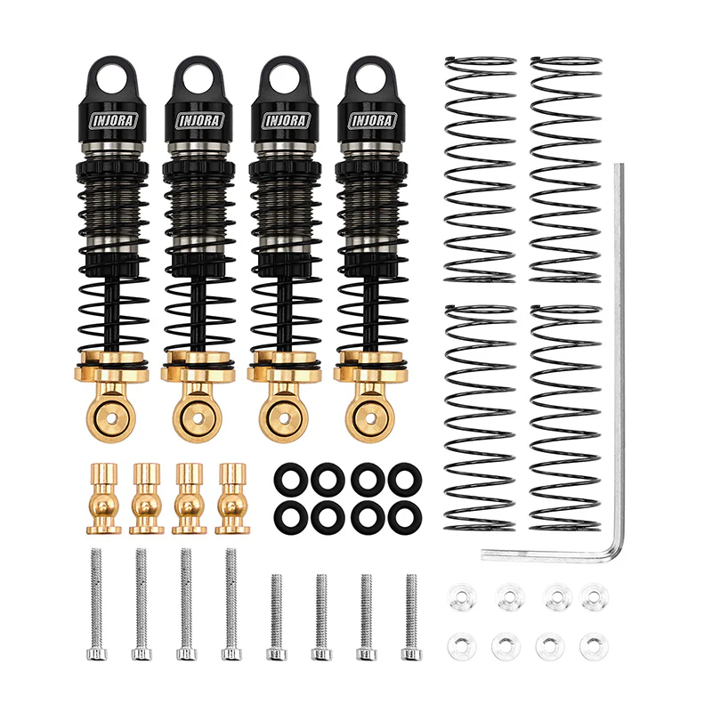 INJORA 40mm Big Bore Oil Shock Absorber for 1/24 SCX24 FCX24M - Image 19