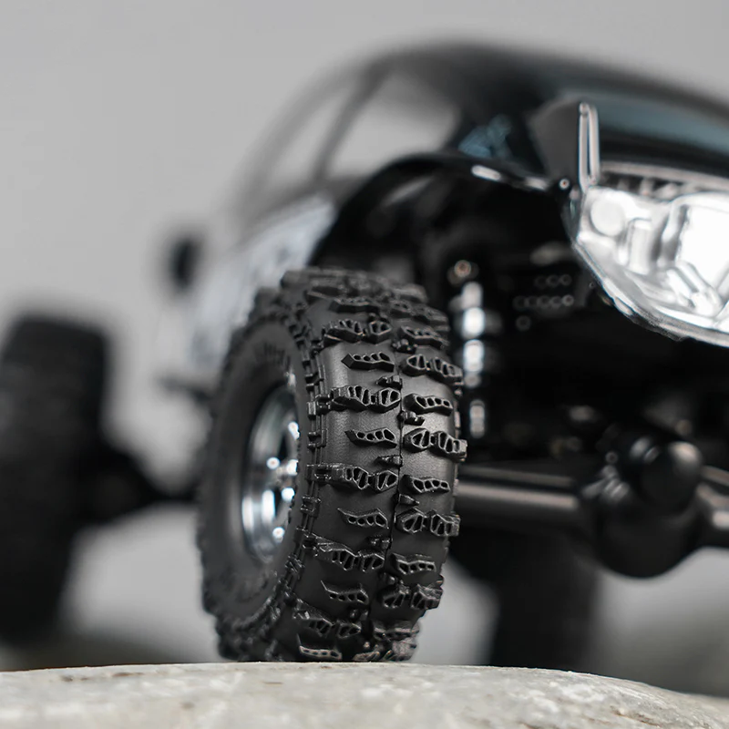 INJORA 0.7" 41*14mm Cling On Tires for 1/30 SCX30 (T7020) - Image 3