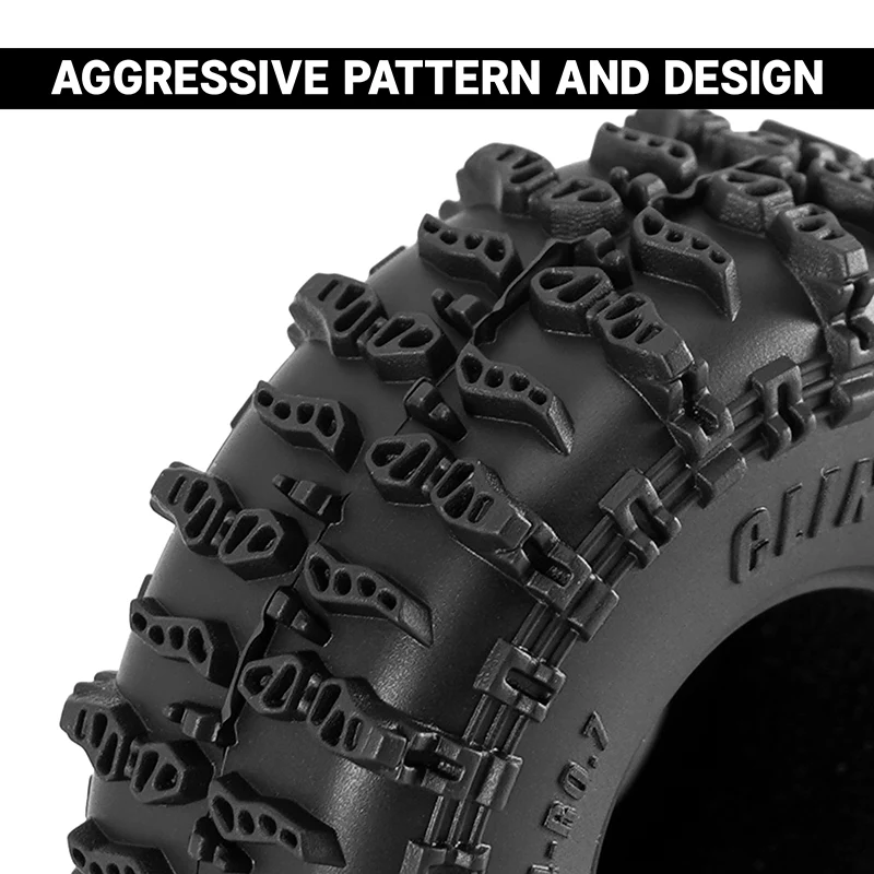 INJORA 0.7" 41*14mm Cling On Tires for 1/30 SCX30 (T7020) - Image 5