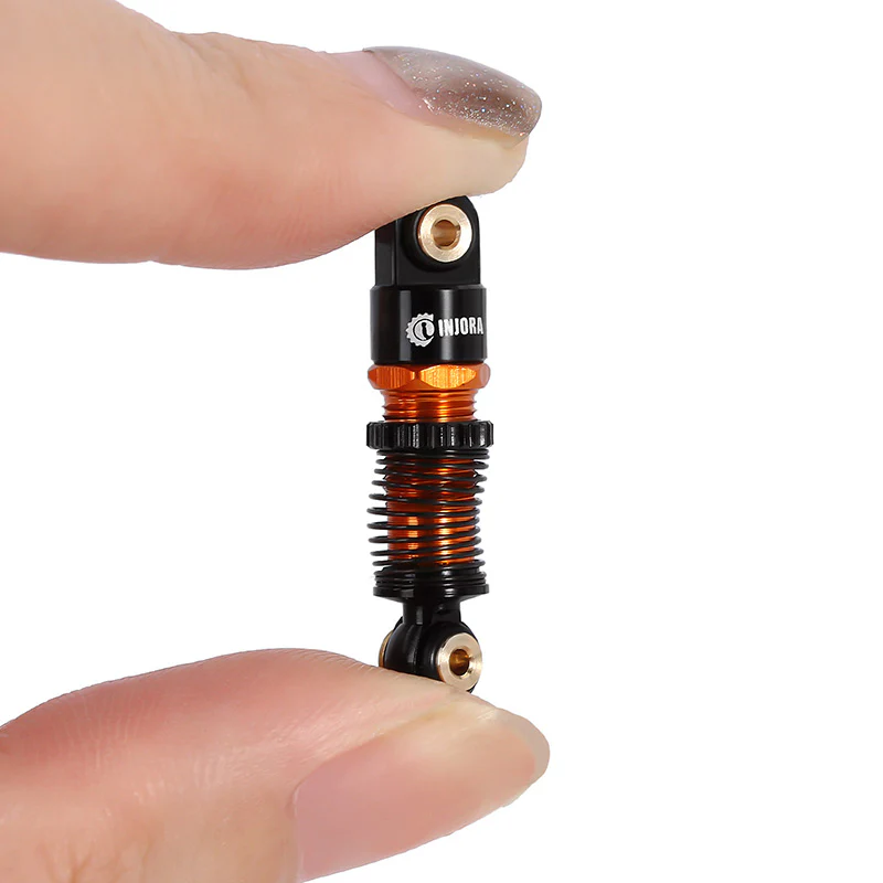 INJORA 43mm Aluminum Threaded Double Barrel Shocks Dampers for Axial SCX24 - Image 17