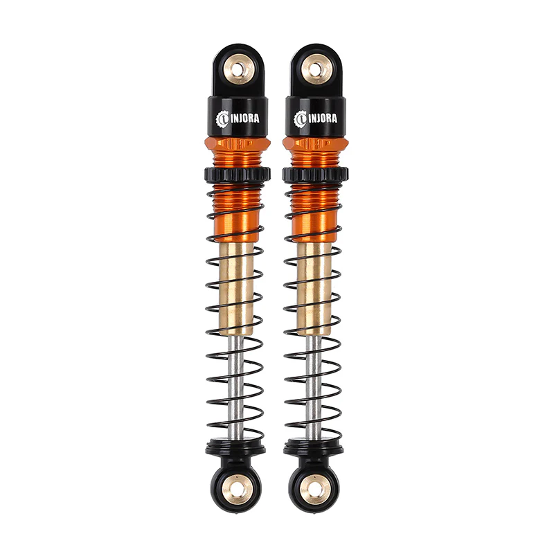 INJORA 43mm Aluminum Threaded Double Barrel Shocks Dampers for Axial SCX24 - Image 18