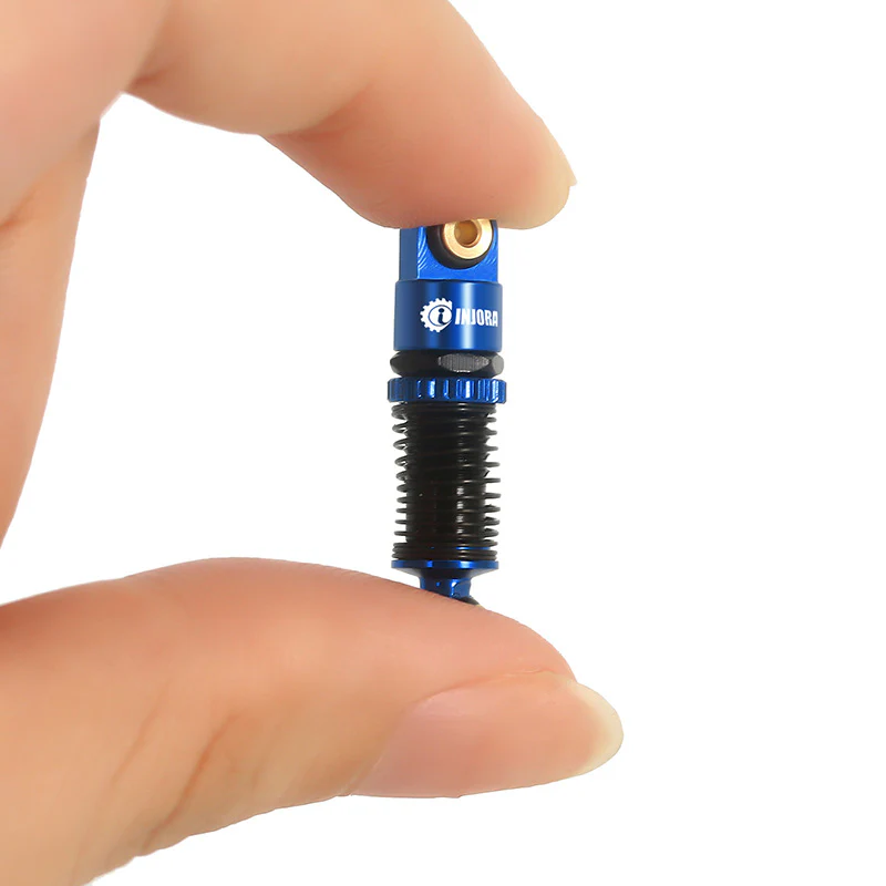 INJORA 43mm Aluminum Threaded Double Barrel Shocks Dampers for Axial SCX24 - Image 23