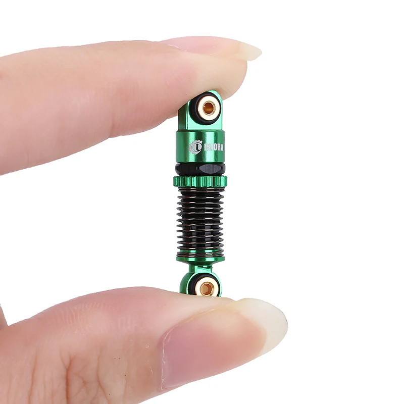 INJORA 43mm Aluminum Threaded Double Barrel Shocks Dampers for Axial SCX24 - Image 11