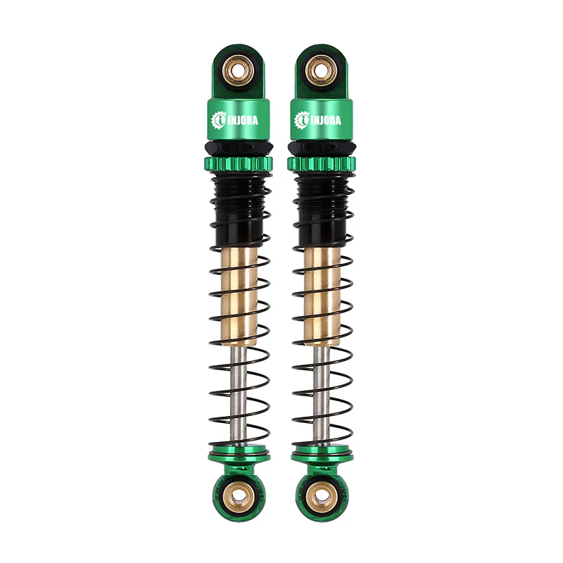 INJORA 43mm Aluminum Threaded Double Barrel Shocks Dampers for Axial SCX24 - Image 12