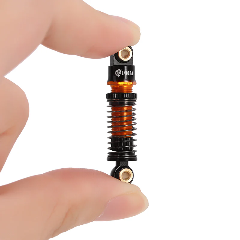 INJORA 45mm Aluminum Threaded Oil Shock Absorbers for FMS FCX24 FCX18 - Image 11