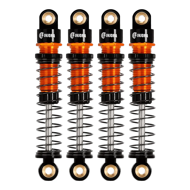 INJORA 45mm Aluminum Threaded Oil Shock Absorbers for FMS FCX24 FCX18 - Image 9