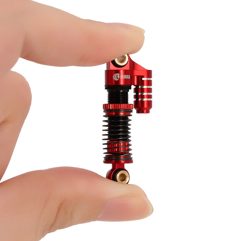 INJORA 45mm Aluminum Threaded Oil Shocks with Fake Reservoir for FMS FCX24 FCX18 - Image 7