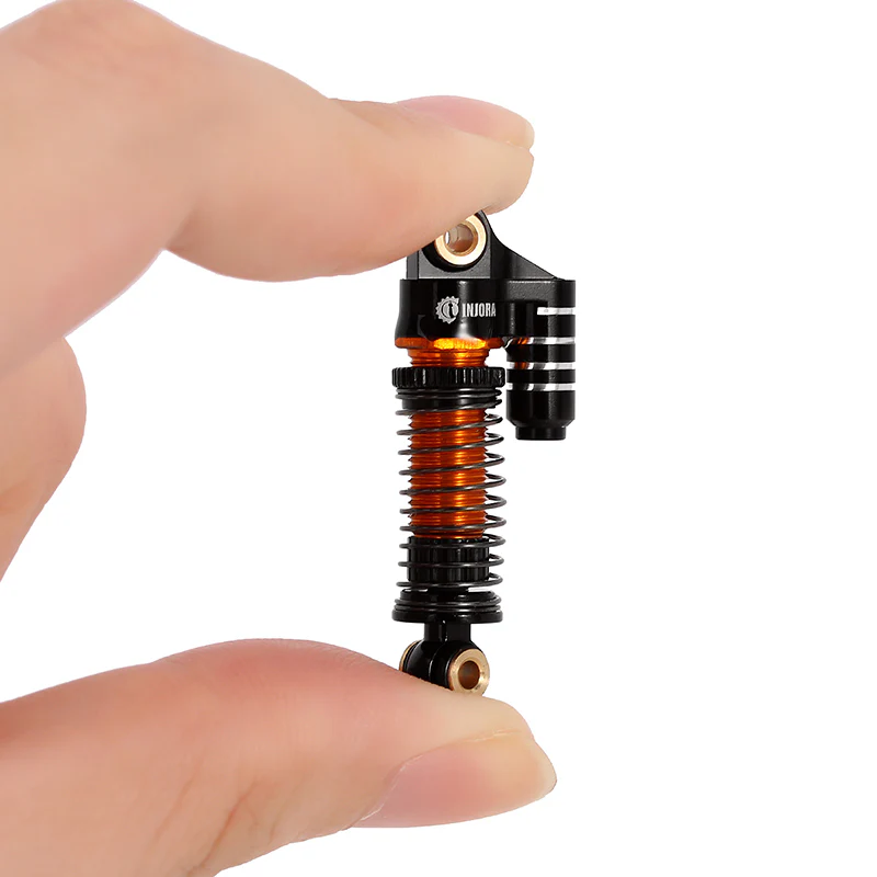 INJORA 45mm Aluminum Threaded Oil Shocks with Fake Reservoir for FMS FCX24 FCX18 - Image 9