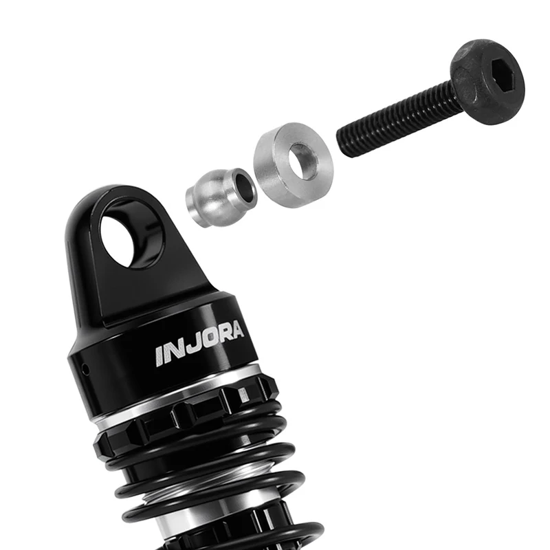 INJORA 45mm Oil Shocks with Progressive Rate Springs for 1/12 Losi Nascar - Image 7