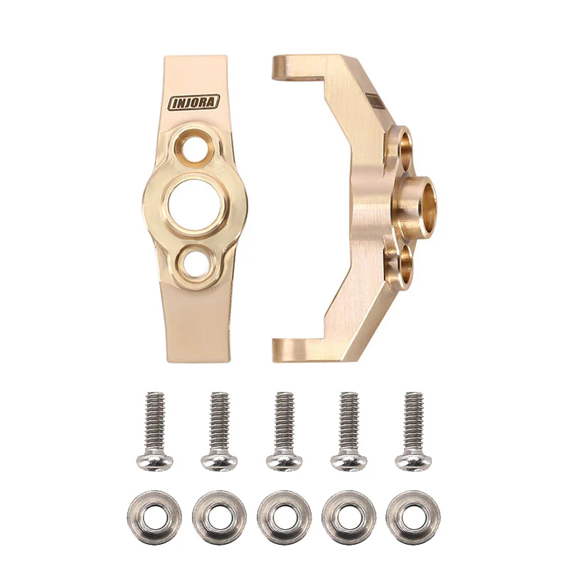 INJORA 4g/pcs Brass Caster Blocks C Hub Carriers for 1/18 TRX4M (2) (4M-05) - Image 7