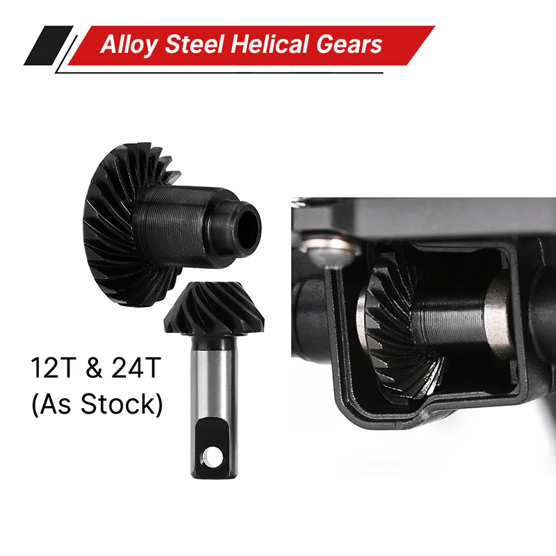 INJORA +4mm Aluminum Axles for 1/18 TRX4M - Image 6