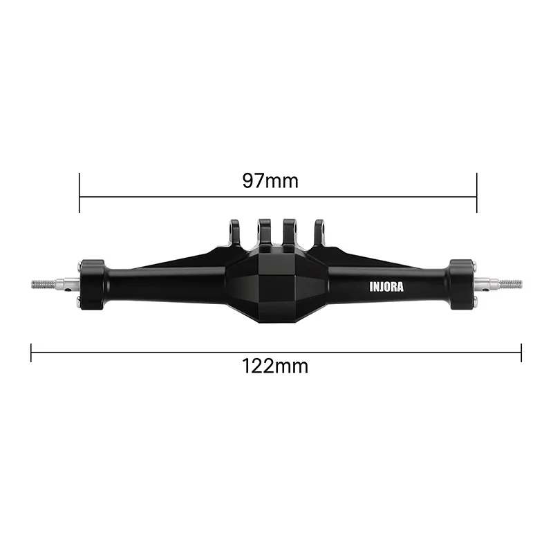 [US Warehouse] INJORA +4mm Diamond Axles with Brass Steering Knuckles for 1/18 TRX4M - Image 17
