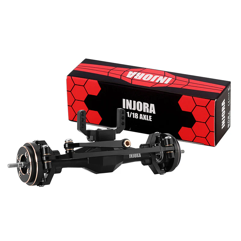 [US Warehouse] INJORA +4mm Diamond Axles with Brass Steering Knuckles for 1/18 TRX4M - Image 3