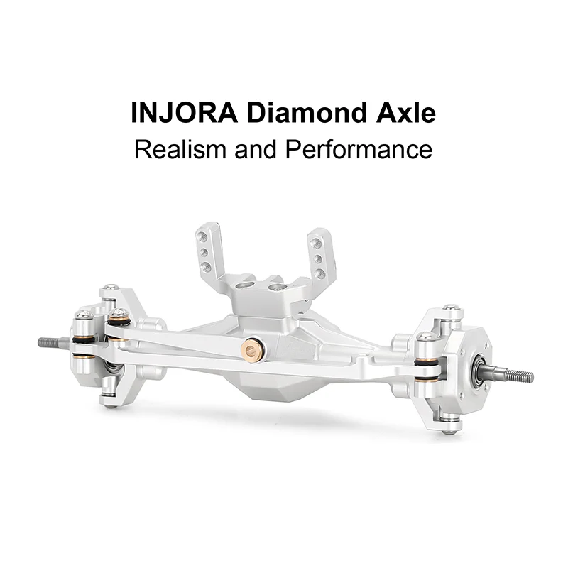 INJORA +4mm Diamond Axles for 1/18 TRX4M - Image 3