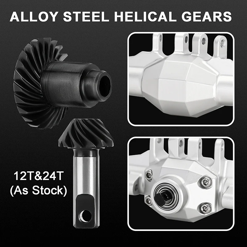 INJORA +4mm Diamond Axles for 1/18 TRX4M - Image 9
