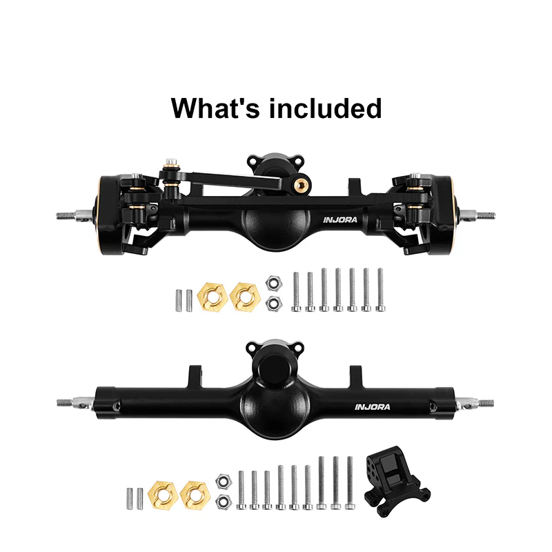 [US Warehouse] INJORA +4mm Double Joint Planet Axles & Servo Kit for 1/24 Axial SCX24 - Image 10