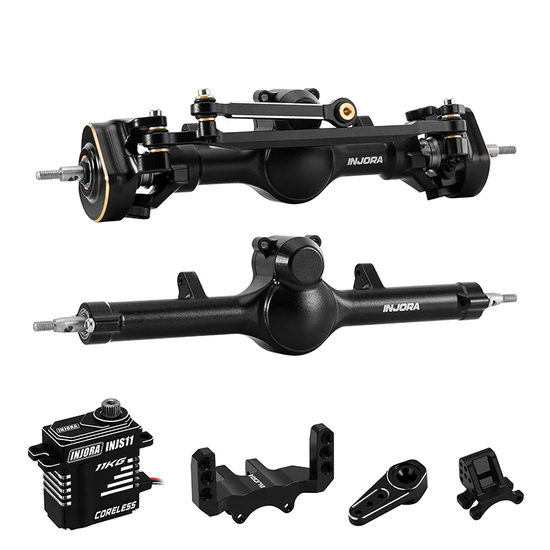 [US Warehouse] INJORA +4mm Double Joint Planet Axles & Servo Kit for 1/24 Axial SCX24 - Image 17
