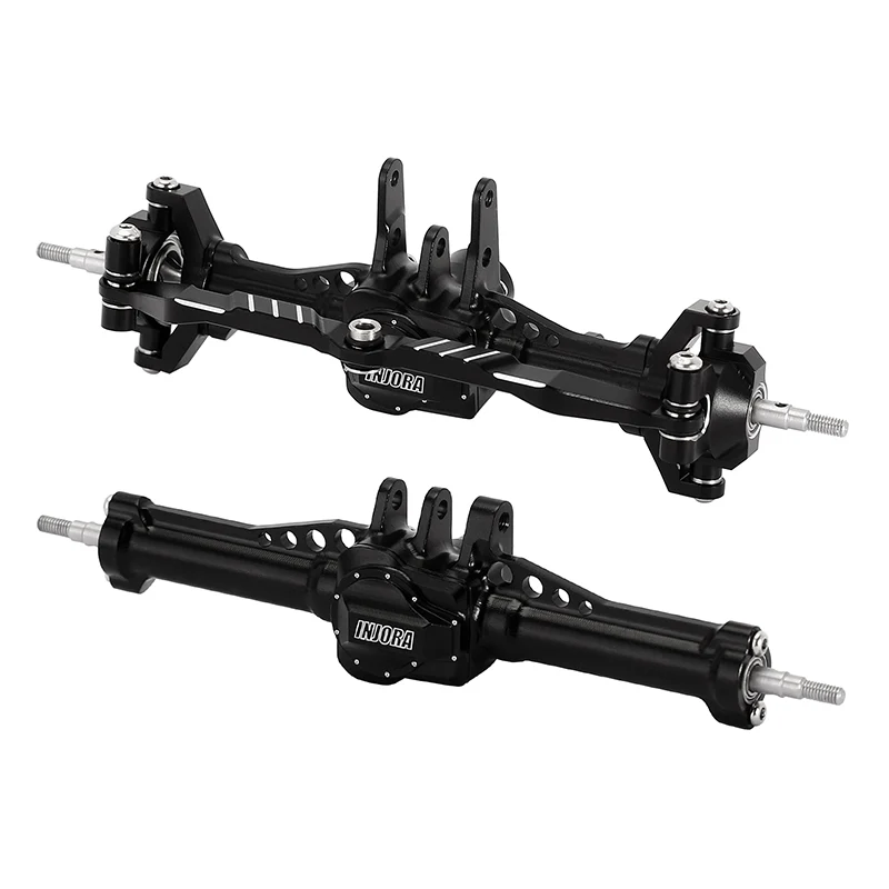 INJORA +4mm Aluminum Axles for 1/18 TRX4M TRX4MT - Image 2