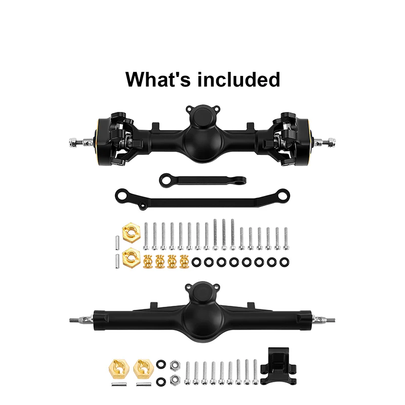 INJORA +4mm Nylon Planet Axles with Double Joint Shafts for 1/24 SCX24 - Image 9